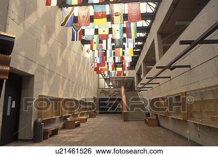 Stock Photograph -  Rochester, NY, New York, Interior of Rochester Institute of Technology. Fotosearch