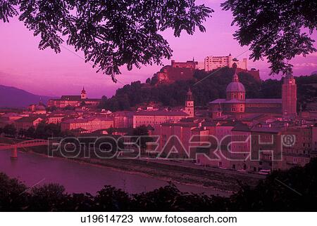 Salzburg, Austria, Salzach River, View of the city of Salzburg and the River Salzach. View Large Photo Image Stock Image - Salzburg, Austria, Salzach River, View of the city of Salzburg and the River Salzach.. Fotosearch