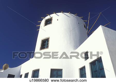 Santorini, Greek Islands, Fira, Cyclades, Greece, Europe, Resort in the village of Fira on Santorini Island on the Aegean Sea. View Large Photo Image Stock Image - Santorini, Greek Islands, Fira, Cyclades, Greece, Europe, Resort in the village of Fira on Santorini Island on the Aegean Sea. . Fotosearch