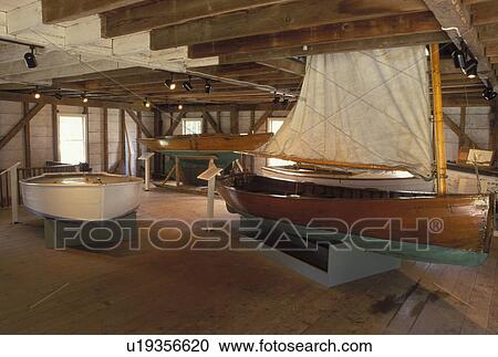 Searsport, ME, Maine, Boats displayed inside the Penobscot Marine Museum in Historic Searsport. View Large Photo Image Stock Image - Searsport, ME, Maine, Boats displayed inside the Penobscot Marine Museum in Historic Searsport.. Fotosearch