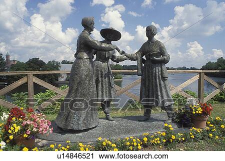 Seneca Falls, NY, New York, Finger Lakes, Women's Rights, Statue of Anthony met Stanton along Van Cleef Lake in Seneca Falls. The birthplace of the women's rights movement. View Large Photo Image Stock Image - Seneca Falls, NY, New York, Finger Lakes, Women's Rights, Statue of Anthony met Stanton along Van Cleef Lake in Seneca Falls. The birthplace of the women's rights movement.. Fotosearch
