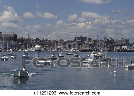 South Portland, ME, Maine, Boats buoyed in Portland Harbor on Casco Bay. View Large Photo Image Stock Image - South Portland, ME, Maine, Boats buoyed in Portland Harbor on Casco Bay.. Fotosearch