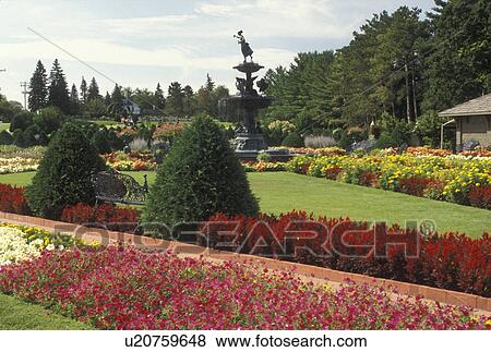 Stock Photo -  St. Cloud, MN, Minnesota, Munsinger Gardens in St. Cloud.. Fotosearch