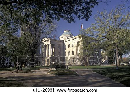 Stock Image -  State Capitol, Raleigh, NC, State House, North Carolina, The North Carolina State Capitol Building in Raleigh.. Fotosearch