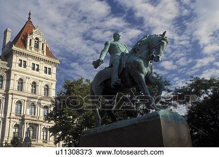 State Capitol, State House, Albany, NY, New York, Sheridan Equestrian Statue outside the New York State Capitol Building in the capital city of Albany. View Large Photo Image Stock Image - State Capitol, State House, Albany, NY, New York, Sheridan Equestrian Statue outside the New York State Capitol Building in the capital city of Albany.. Fotosearch