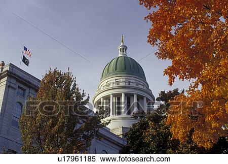 State Capitol, State House, Augusta, ME, Maine, The Maine State House in the capital city of Augusta in the autumn. View Large Photo Image Stock Photography - State Capitol, State House, Augusta, ME, Maine, The Maine State House in the capital city of Augusta in the autumn.. Fotosearch