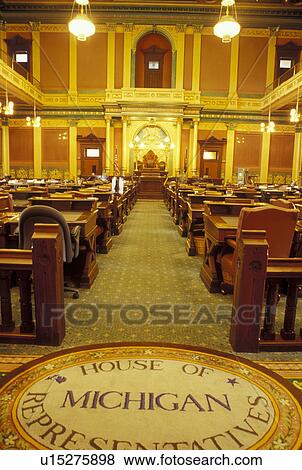 State Capitol, State House, Lansing, MI, Michigan, House of Representatives inside the Michigan State Capitol Building in the capital city of Lansing. View Large Photo Image Stock Photo - State Capitol, State House, Lansing, MI, Michigan, House of Representatives inside the Michigan State Capitol Building in the capital city of Lansing.. Fotosearch