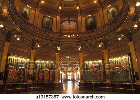 State Capitol, State House, Lansing, MI, Michigan, Interior of the Michigan State Capitol Building in the capital city of Lansing. View Large Photo Image Stock Photo - State Capitol, State House, Lansing, MI, Michigan, Interior of the Michigan State Capitol Building in the capital city of Lansing.. Fotosearch