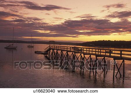 sunset, Pemaquid Harbor, ME, Maine, Pemaquid Area, Scenic view of Pemaquid Harbor at sunset. View Large Photo Image Stock Image - sunset, Pemaquid Harbor, ME, Maine, Pemaquid Area, Scenic view of Pemaquid Harbor at sunset.. Fotosearch
