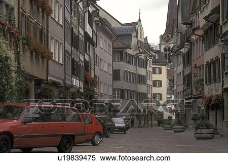 Switzerland, Appenzell, Europe, Downtown Appenzell. View Large Photo Image Stock Photography - Switzerland, Appenzell, Europe, Downtown Appenzell.. Fotosearch
