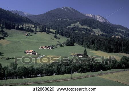 Switzerland, Berne, Bern, Scenic countryside of the Simmental Valley in the Bernese Oberland. View Large Photo Image Stock Image - Switzerland, Berne, Bern, Scenic countryside of the Simmental Valley in the Bernese Oberland.. Fotosearch