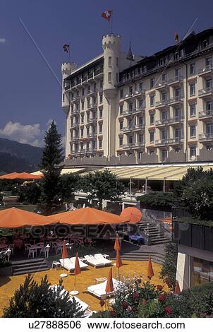 Switzerland, Gstaad, Berne, Bern, The Palace Hotel Alpine Resort in Gstaad in the Bernese Oberland. View Large Photo Image Stock Photograph - Switzerland, Gstaad, Berne, Bern, The Palace Hotel Alpine Resort in Gstaad in the Bernese Oberland.. Fotosearch