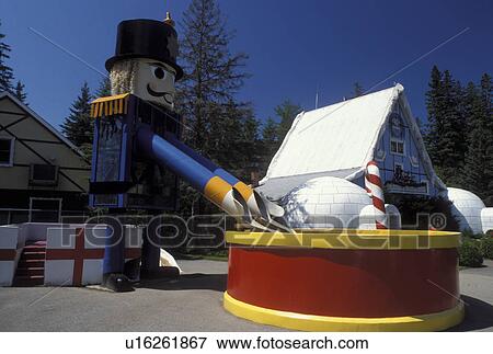 theme park, Jefferson, NH, New Hampshire, Children's slide at Santa's Village in Jefferson View Large Photo Image Stock Photo - theme park, Jefferson, NH, New Hampshire, Children's slide at Santa's Village in Jefferson. Fotosearch