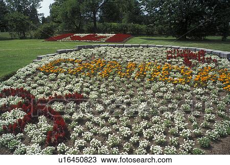 Stock Image -  Thunder Bay, Canada, Ontario, International Friendship Gardens in Thunder Bay.. Fotosearch