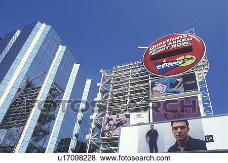 Toronto, Canada, Ontario, Billboard and high-rise in downtown Toronto. View Large Photo Image Stock Photo - Toronto, Canada, Ontario, Billboard and high-rise in downtown Toronto. . Fotosearch