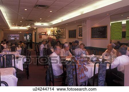 Picture -  Toronto, Canada, Ontario, Interior of a Chinese Restaurant in Chinatown in downtown Toronto. . Fotosearch