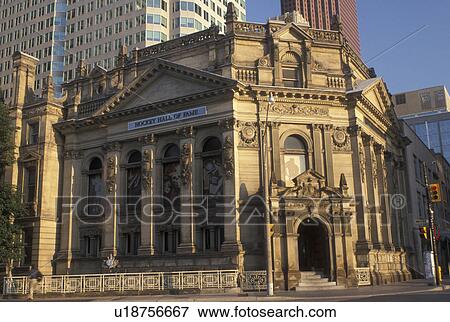 Toronto, hall of fame, Canada, Ontario, Hockey Hall of Fame in downtown Toronto. View Large Photo Image Stock Photo - Toronto, hall of fame, Canada, Ontario, Hockey Hall of Fame in downtown Toronto. . Fotosearch