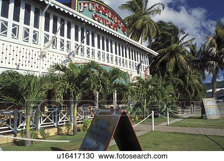 Tortola, British Virgin Islands, Road Town, Caribbean, BVI, Pusser's Outpost Restaurant in Road Town on the island of Tortola. View Large Photo Image Stock Image - Tortola, British Virgin Islands, Road Town, Caribbean, BVI, Pusser's Outpost Restaurant in Road Town on the island of Tortola.. Fotosearch