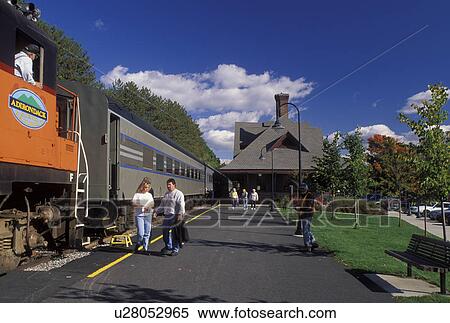 train, NY, Saranac Lake, The Adirondacks, New York, Adirondacks Scenic Railroad View Large Photo Image Stock Photography - train, NY, Saranac Lake, The Adirondacks, New York, Adirondacks Scenic Railroad. Fotosearch