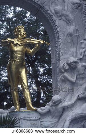 Vienna, Austria, Wien, Johann Strauss Monument in the City Park in Vienna View Large Photo Image Stock Image - Vienna, Austria, Wien, Johann Strauss Monument in the City Park in Vienna. Fotosearch