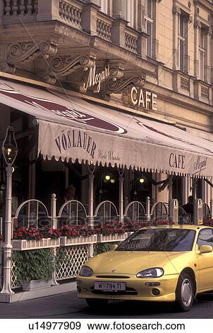 Vienna, Austria, Wien, Mozart CafT/Restaurant in downtown Vienna. View Large Photo Image Stock Photo - Vienna, Austria, Wien, Mozart CafT/Restaurant in downtown Vienna.. Fotosearch