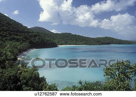 Virgin Islands National Park, St. John, U. S. Virgin Islands, Caribbean, USVI, Scenic view of Hawksnest Bay in Virgin Islands Nat'l Park on Saint John Island. View Large Photo Image Stock Photo - Virgin Islands National Park, St. John, U. S. Virgin Islands, Caribbean, USVI, Scenic view of Hawksnest Bay in Virgin Islands Nat'l Park on Saint John Island.. Fotosearch
