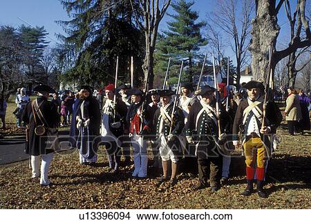 Washington Crossing Historic Park, PA, Pennsylvania, 225th Anniversary of General George Washington and his soldiers crossing the Delaware re-enactment on Christmas Day in the McConkey's Ferry Section of Washington Crossing Historic Park. View Large Photo Image Picture - Washington Crossing Historic Park, PA, Pennsylvania, 225th Anniversary of General George Washington and his soldiers crossing the Delaware re-enactment on Christmas Day in the McConkey's Ferry Section of Washington Crossing Historic Park.. Fotosearch