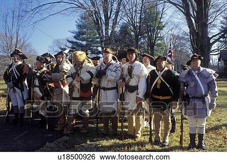 Stock Photograph -  Washington Crossing Historic Park, PA, Pennsylvania, 225th Anniversary of General George Washington and his soldiers crossing the Delaware re-enactment on Christmas Day in the McConkey's Ferry Section of Washington Crossing Historic Park.. Fotosearch