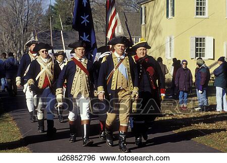 Washington Crossing Historic Park, PA, Pennsylvania, 225th Anniversary of General George Washington and his soldiers crossing the Delaware re-enactment on Christmas Day in the McConkey's Ferry Section of Washington Crossing Historic Park. View Large Photo Image Stock Photograph - Washington Crossing Historic Park, PA, Pennsylvania, 225th Anniversary of General George Washington and his soldiers crossing the Delaware re-enactment on Christmas Day in the McConkey's Ferry Section of Washington Crossing Historic Park.. Fotosearch