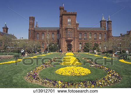 Washington, DC, District of Columbia, The Smithsonian Institution Building, the castle, at the Smithsonian Institution at National Mall in Washington D. C. in the spring. View Large Photo Image Stock Image - Washington, DC, District of Columbia, The Smithsonian Institution Building, the castle, at the Smithsonian Institution at National Mall in Washington D. C. in the spring.. Fotosearch