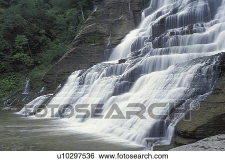 waterfall, Ithaca, NY, New York, Finger Lakes, Ithaca Falls View Large Photo Image Stock Photograph - waterfall, Ithaca, NY, New York, Finger Lakes, Ithaca Falls. Fotosearch