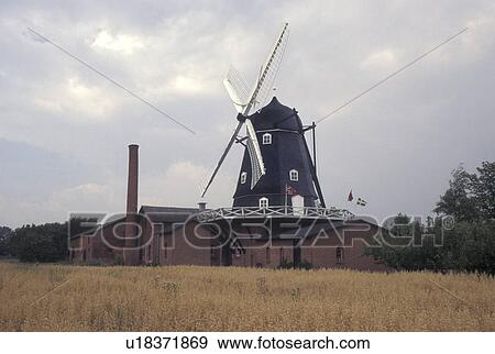windmill, Denmark, Scandinavia, Europe, Windmill in the scenic countryside of Denmark. View Large Photo Image Stock Photo - windmill, Denmark, Scandinavia, Europe, Windmill in the scenic countryside of Denmark.. Fotosearch