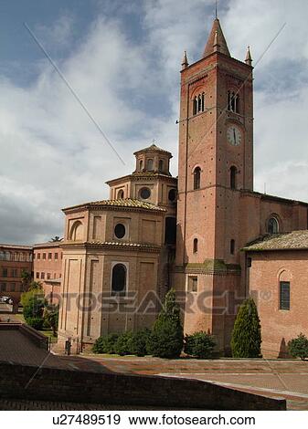 Stock Photo -  abbey, Tuscany, Italy, Buonconvento, Monte Oliveto Maggiore, Toscana, Europe, Abbazia di Monte Oliveto Maggiore.. Fotosearch