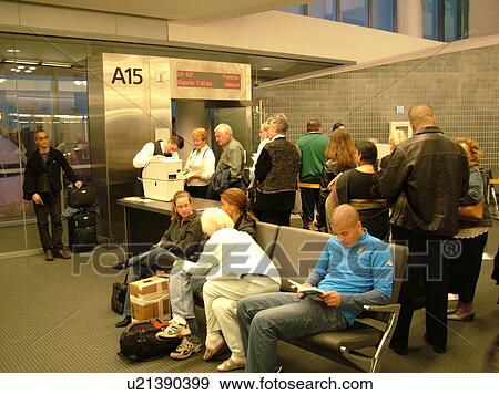 airport, Philadelphia, PA, Pennsylvania, Passengers waiting to board the plane inside the Philadelphia International Airport in Philadelphia. View Large Photo Image Stock Photo - airport, Philadelphia, PA, Pennsylvania, Passengers waiting to board the plane inside the Philadelphia International Airport in Philadelphia.. Fotosearch
