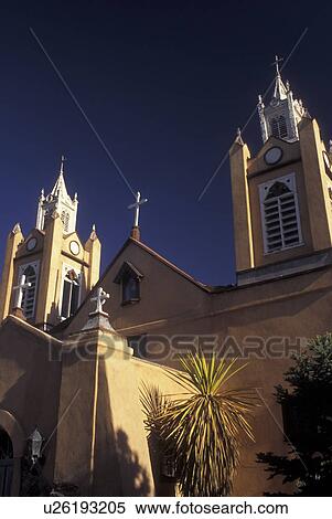 Albuquerque, NM, New Mexico, Old Town, San Felipe de Neri Church View Large Photo Image Stock Photography - Albuquerque, NM, New Mexico, Old Town, San Felipe de Neri Church. Fotosearch