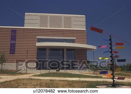Stock Image -  Athens, GA, Georgia, Georgia Museum of Art at Performing and Visual Arts Complex on the campus of the University of Georgia. Fotosearch