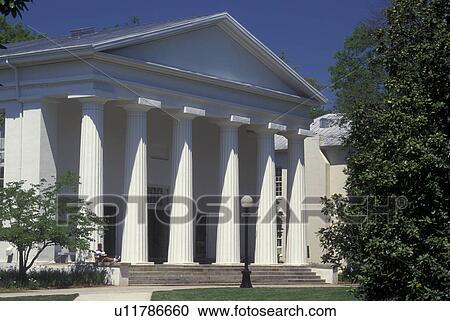 Stock Image -  Athens, GA, Georgia, University of Georgia, 1832 Chapel. Fotosearch
