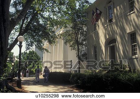 Stock Photo -  Athens, GA, Georgia, University of Georgia, North Campus, The Quadrangle. Fotosearch