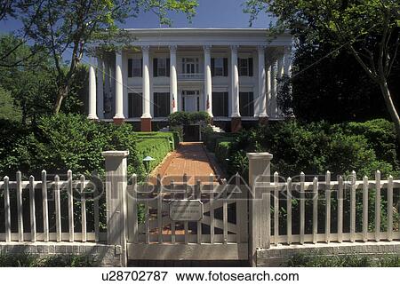 Stock Photo -  Athens, GA, Georgia, University of Georgia, President's House. Fotosearch