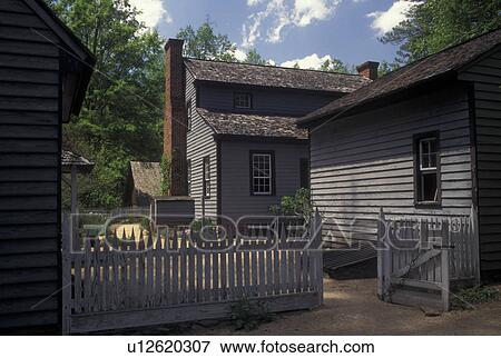 Stock Photo -  Atlanta, GA, Georgia, Atlanta History Center, Tullie Smith Farm. Fotosearch