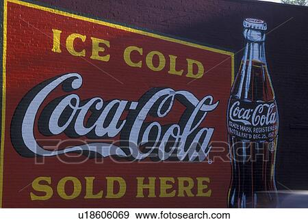 Atlanta, GA, Georgia, Coca-Cola wall mural, Virginia Highland View Large Photo Image Stock Photo - Atlanta, GA, Georgia, Coca-Cola wall mural, Virginia Highland. Fotosearch