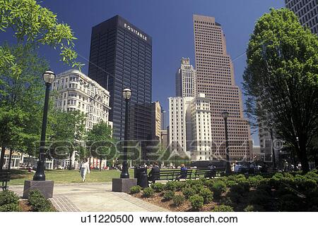 Atlanta, GA, Georgia, Downtown skyline from Woodruff Park View Large Photo Image Stock Image - Atlanta, GA, Georgia, Downtown skyline from Woodruff Park. Fotosearch