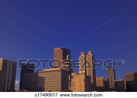 Atlanta, GA, Georgia, Downtown skyline View Large Photo Image Stock Photo - Atlanta, GA, Georgia, Downtown skyline . Fotosearch