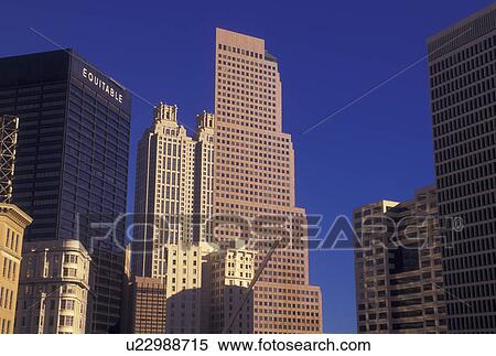 Stock Photography -  Atlanta, GA, Georgia, Downtown, skyline, high-rise buildings. Fotosearch