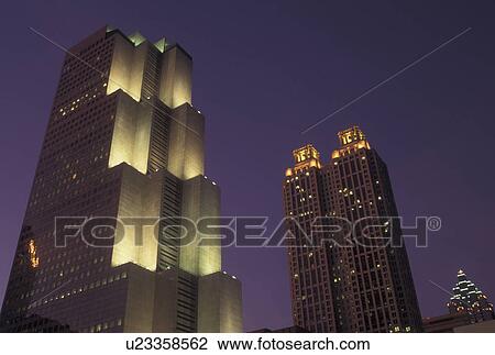 Atlanta, GA, Georgia, Georgia-Pacific & 191 Peachtree Tower, downtown, high-rise buildings, evening View Large Photo Image Stock Image - Atlanta, GA, Georgia, Georgia-Pacific & 191 Peachtree Tower, downtown, high-rise buildings, evening. Fotosearch