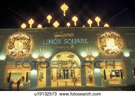 Atlanta, GA, Georgia, Lenox Square Mall, Christmas decorations, evening, shopping center View Large Photo Image Stock Image - Atlanta, GA, Georgia, Lenox Square Mall, Christmas decorations, evening, shopping center. Fotosearch