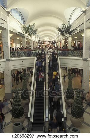 Stock Photo -  Atlanta, GA, Georgia, Lenox Square Mall, interior, shopping center. Fotosearch