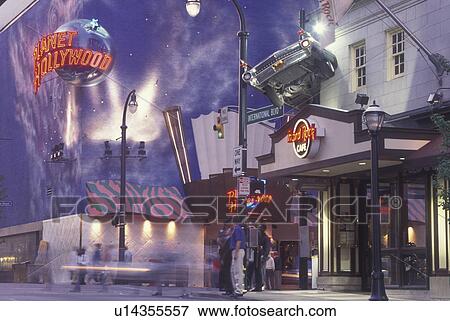 Atlanta, GA, Georgia, Planet Hollywood, Hard Rock CafT, Peachtree Street, downtown, evening View Large Photo Image Stock Photo - Atlanta, GA, Georgia, Planet Hollywood, Hard Rock CafT, Peachtree Street, downtown, evening. Fotosearch