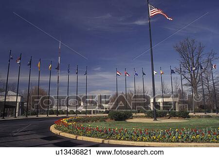 Stock Image -  Atlanta, GA, Georgia, Presidential Center & Museum of the Jimmy Carter Library. Fotosearch