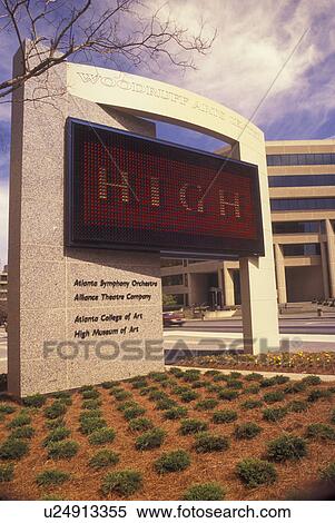 Atlanta, GA, Georgia, Robert W. Woodruff Arts Center View Large Photo Image Stock Photography - Atlanta, GA, Georgia, Robert W. Woodruff Arts Center. Fotosearch
